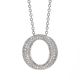 Diamond Circle Pendant - 00019276 | Heming Diamond Jewellers | London