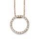 Diamond Circle Pendant - 00024472 | Heming Diamond Jewellers | London