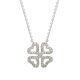 Diamond Clover Pendant - 00020878 | Heming Diamond Jewellers | London