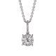 Diamond Cluster Drop Pendant - 00020485 | Heming Diamond Jewellers | London