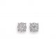 Diamond Cluster Earrings - 00022327 | Heming Diamond Jewellers | London