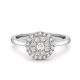 Diamond Cluster Ring - 00022821 | Heming Diamond Jewellers | London