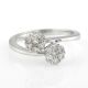 Diamond Crossover Cluster Ring - 00020358 | Heming Diamond Jewellers | London