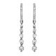 Diamond Drop Earrings - 00020508 | Heming Diamond Jewellers | London