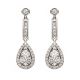 Diamond Drop Earrings - 00020855 | Heming Diamond Jewellers | London