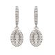 Diamond Drop Earrings - 00020870 | Heming Diamond Jewellers | London