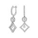 Diamond Drop Earrings - 00022813 | Heming Diamond Jewellers | London