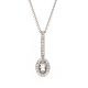 Diamond Drop Pendant - 00020869 | Heming Diamond Jewellers | London