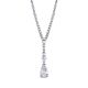 Diamond Drop Pendant - 00022064 | Heming Diamond Jewellers | London