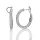 Diamond Hoop Earrings - 00019684 | Heming Diamond Jewellers | London