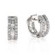 Diamond Hoop Earrings - 00020506 | Heming Diamond Jewellers | London