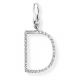 Diamond Initial 'D' Charm / Pendant (9ct) - 00019097 | Heming Diamond Jewellers | London