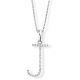 Diamond Initial 'J' Pendant - 00018891 | Heming Diamond Jewellers | London