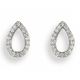 Diamond Teardrop Earrings - 02023519 | Heming Diamond Jewellers | London