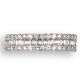 Diamond Triple Row Eternity Ring - 00022306 | Heming Diamond Jewellers | London