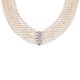 Five Row Pearl Necklace - 00022637 | Heming Diamond Jewellers | London