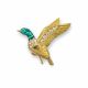 Flying Duck Brooch - 00023901 | Heming Diamond Jewellers | London