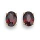 Garnet earrings - 00022031 | Heming Diamond Jewellers | London