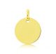 Gold Disc Pendant - 00024486 | Heming Diamond Jewellers | London