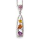 Multi Coloured Sapphire Pendant - 02021385 | Heming Diamond Jewellers | London