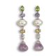 Multi gem and pearl drop earrings - 02023852 | Heming Diamond Jewellers | London