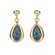 Opal Doublet Drop Earrings - 00020997 | Heming Diamond Jewellers | London