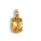 Oval Citrine Pendant - 02024180 | Heming Diamond Jewellers | London