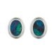 Oval Opal Doublet Studs - 00018841 | Heming Diamond Jewellers | London