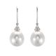 Pearl and Diamond Drop Earrings - 00020081 | Heming Diamond Jewellers | London