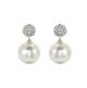 Pearl And Diamond Earrings - 00024716 | Heming Diamond Jewellers | London