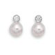 Pearl and Diamond Earrings - 02021020 | Heming Diamond Jewellers | London