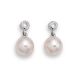 Pearl and Diamond Earrings - 02021021 | Heming Diamond Jewellers | London