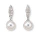 Pearl and Diamond Earrings - 02021170 | Heming Diamond Jewellers | London