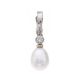 Pearl and Diamond Pendant - 00007276 | Heming Diamond Jewellers | London