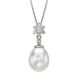 Pearl and Diamond Pendant - 00021483 | Heming Diamond Jewellers | London