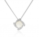 Pearl and Diamond Pendant - 00024096 | Heming Diamond Jewellers | London