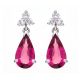 Pink Tourmaline and Diamond Drops - 00019750 | Heming Diamond Jewellers | London