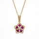 Ruby and Diamond Pendant - 00018856 | Heming Diamond Jewellers | London