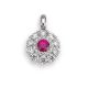 Ruby and Diamond Pendant - 00021863 | Heming Diamond Jewellers | London