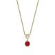 Ruby and Diamond Pendant - 02019695 | Heming Diamond Jewellers | London