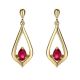 Ruby Drop Earrings - 00020958 | Heming Diamond Jewellers | London