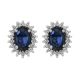 Sapphire And Diamond Earrings - 02020839 | Heming Diamond Jewellers | London