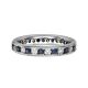 Sapphire and Diamond Full Eternity Ring - 00018701 | Heming Diamond Jewellers | London