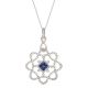 Sapphire and diamond pendant - 00021204 | Heming Diamond Jewellers | London