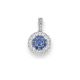 Sapphire and Diamond Pendant - 00022815 | Heming Diamond Jewellers | London