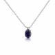 Sapphire and Diamond Pendant - 00025080 | Heming Diamond Jewellers | London