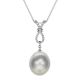 South Sea Pearl and diamond drop pendant - 00021185 | Heming Diamond Jewellers | London