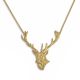 Stag Necklace - 00021673 | Heming Diamond Jewellers | London