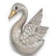 White gold Swan brooch. - 02023832 | Heming Diamond Jewellers | London