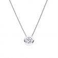 0.15ct Diamond Solitaire Pendant - 00018972 | Heming Diamond Jewellers | London